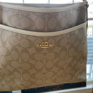 Coach File Crossbody Signature Jacquard